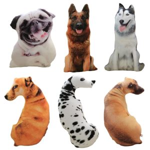 Adorable 50cm 3D Printed Dog Plush Toy β Kids and Home Decor