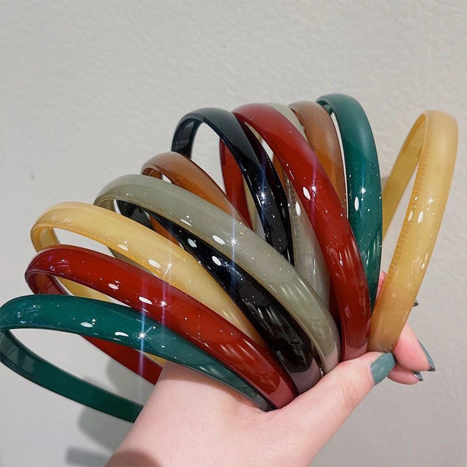 Plastic Translucent Hair Head Hoop Band – Non-slip Tooth Hairband - Image 3