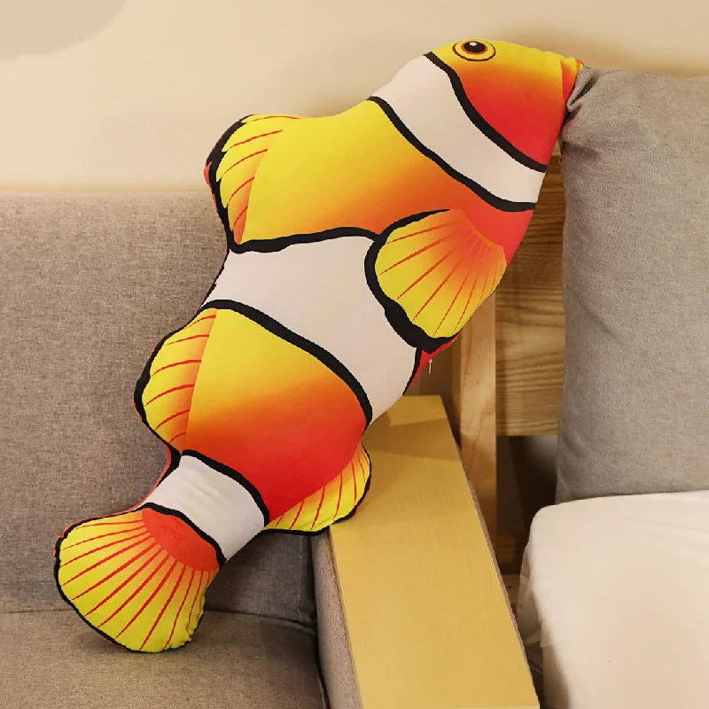 3D Simulation Gold Fish Plush Toys – Soft Carp Pillow - Image 7