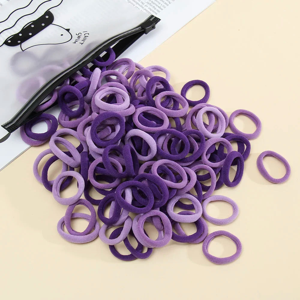 Women’s Seamless Thumb Ring Hair Ties – 50pcs Set - Image 13