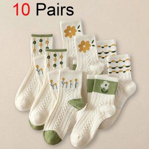 Women's Cartoon Socks – Creative and Fashionable Printed Mid-Length Socks