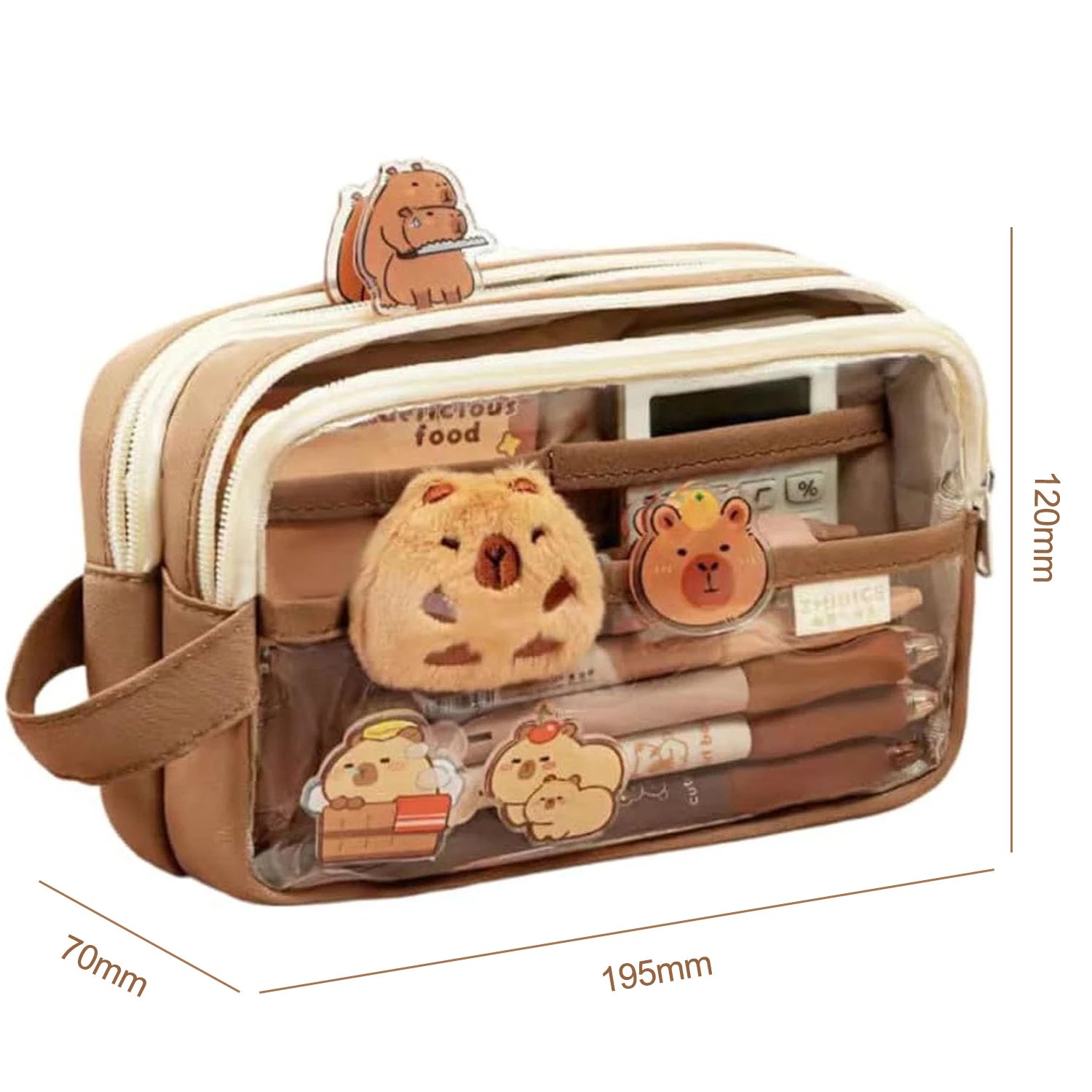 Cute Capybara Pencil Case - Image 6