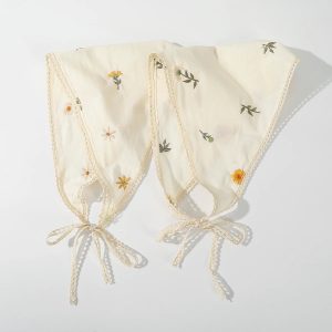 Fabric Printing Triangle Scarf Hair Bands – Floral Headbands for Women