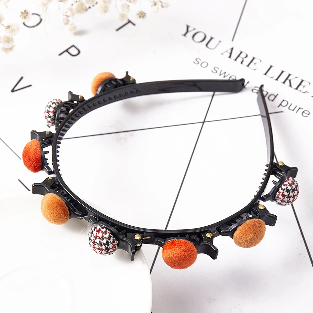 Double Layer Braided Headbands – Stylish Hair Accessories for Women - Image 33