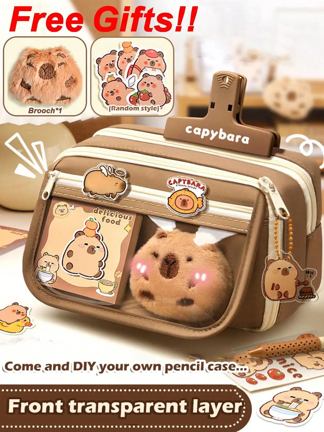 Large Capacity Pencil Case