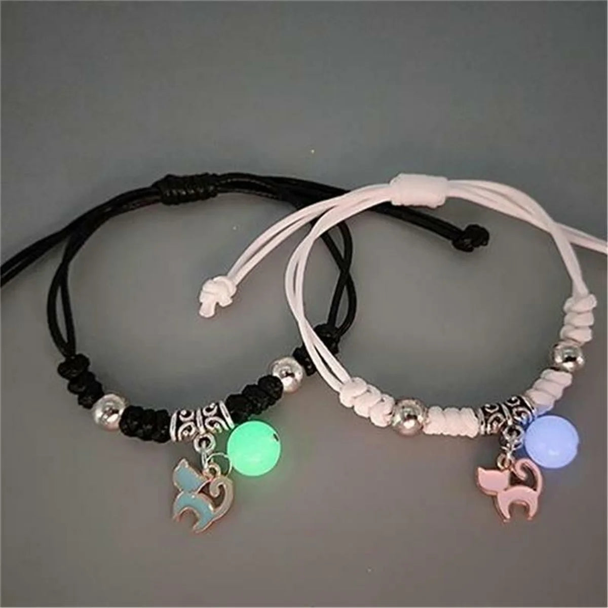 Fashion Luminous Beads Star Couple Bracelet - Image 3