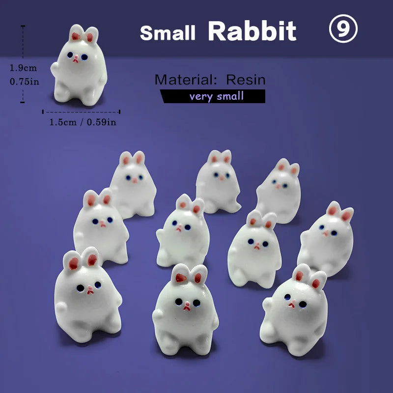 10Pcs Easter Animal Figurines Set - Image 35