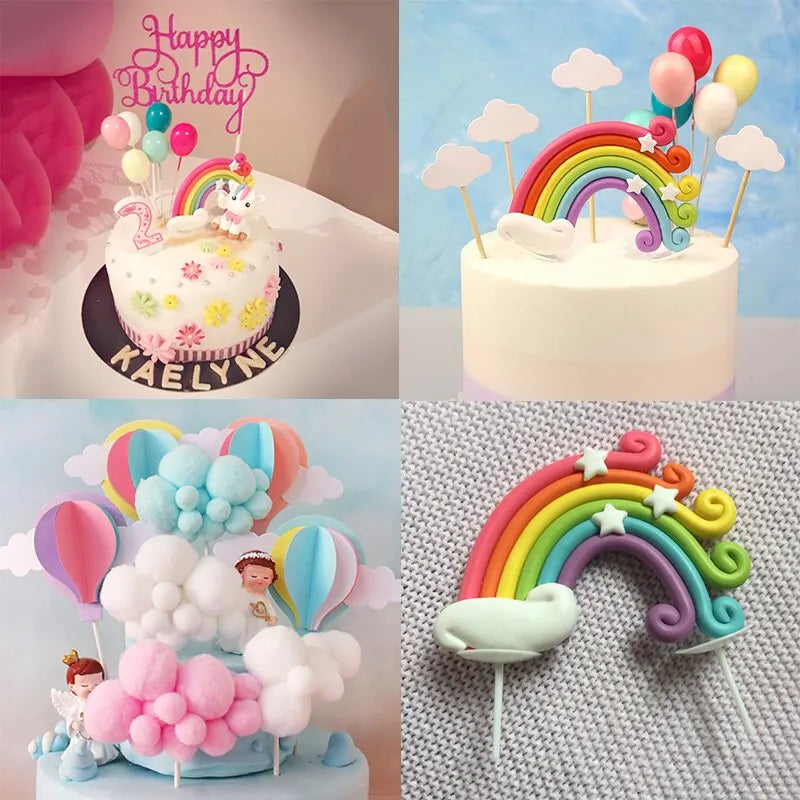 Unicorn Party Cake Topper Set - Image 3
