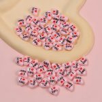 Adorn Your Creations with 10pcs I Love You Heart Beads
