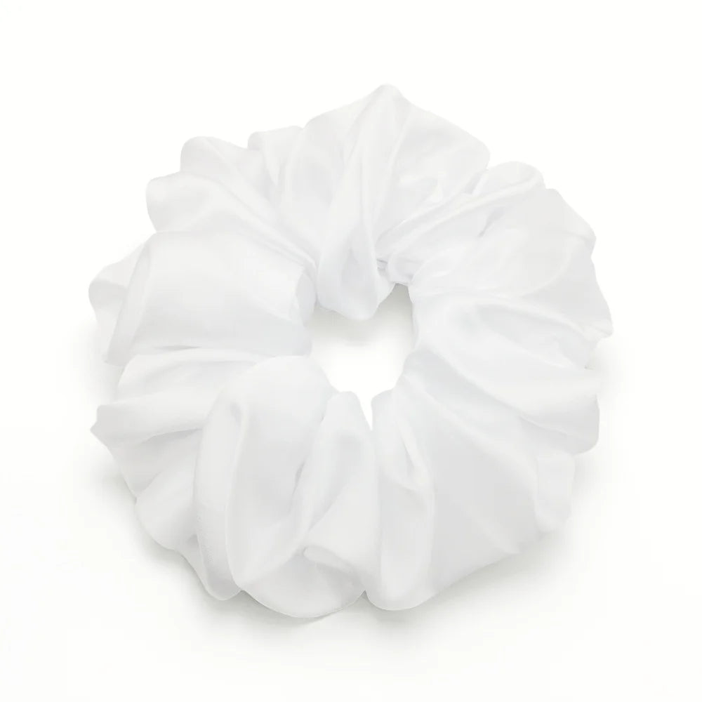 Fashion Oversized Satin Scrunchies – 16cm 20g Elastic Hair Ties - Image 6