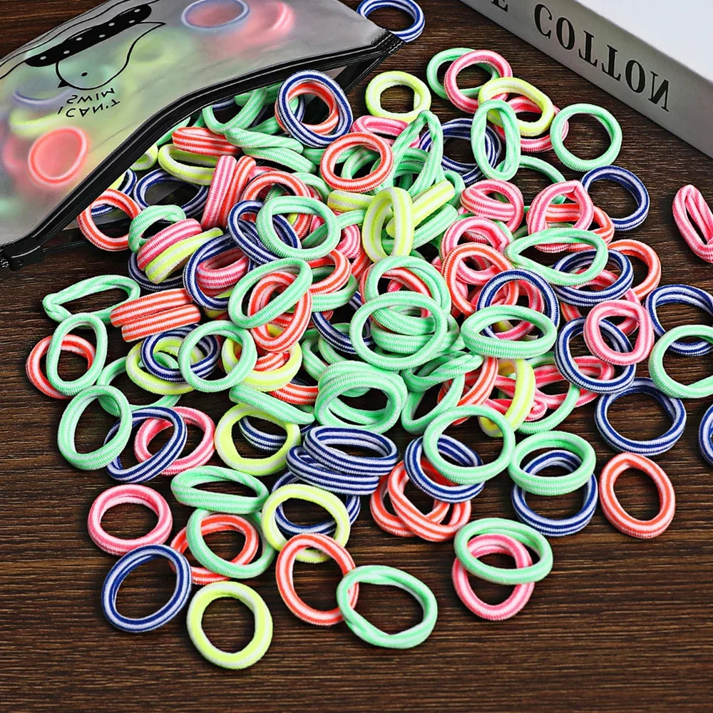 Women’s Seamless Thumb Ring Hair Ties – 50pcs Set - Image 14
