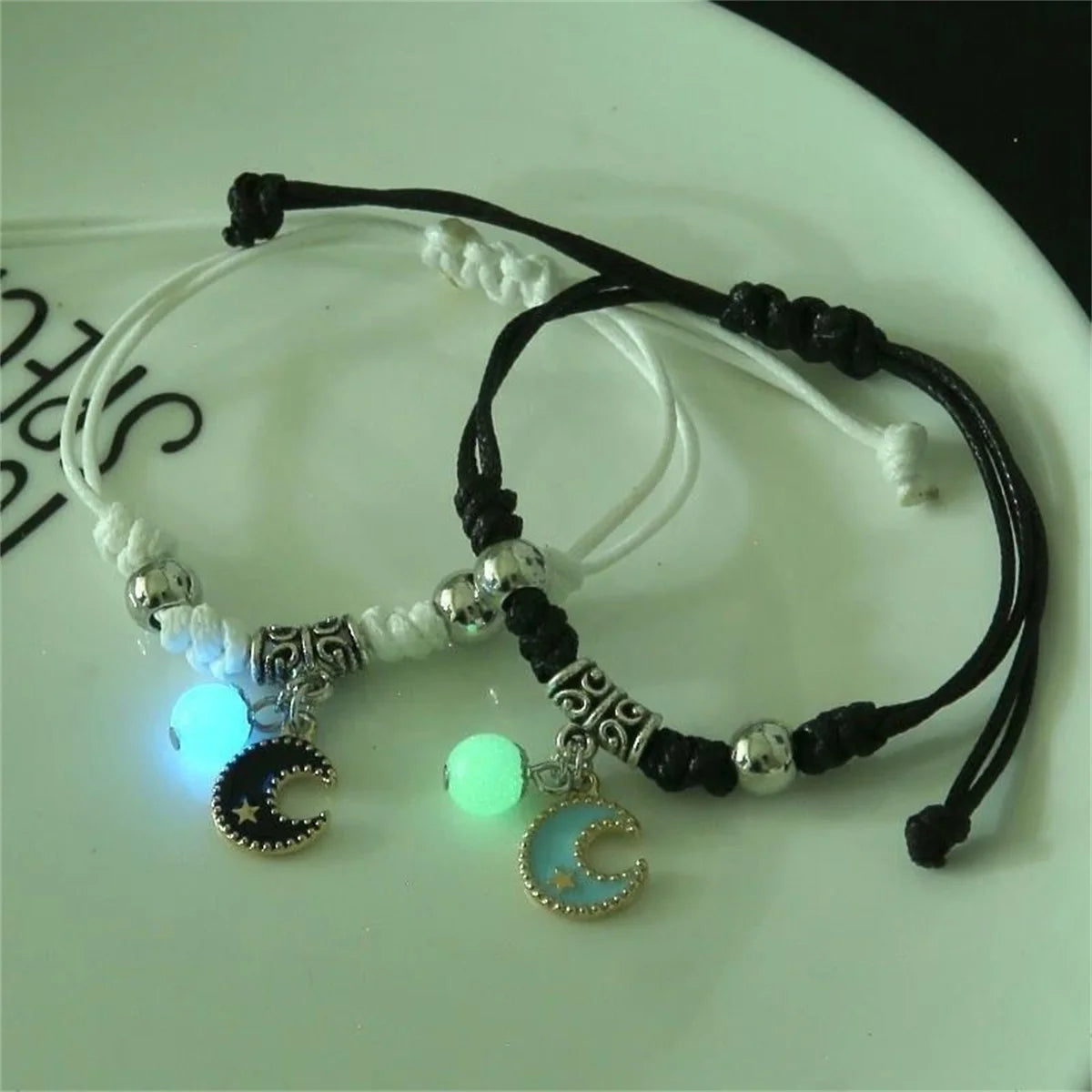 Fashion Luminous Beads Star Couple Bracelet - Image 14