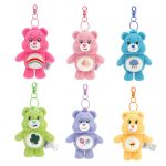 Sanrio Plush Kawaii Carebears Rainbow Bear Keychain
