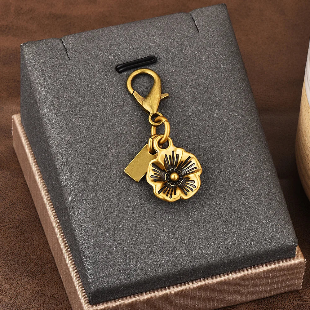 Exquisite High-end Bear Cherry Butterfly Keychains for Women - Image 11