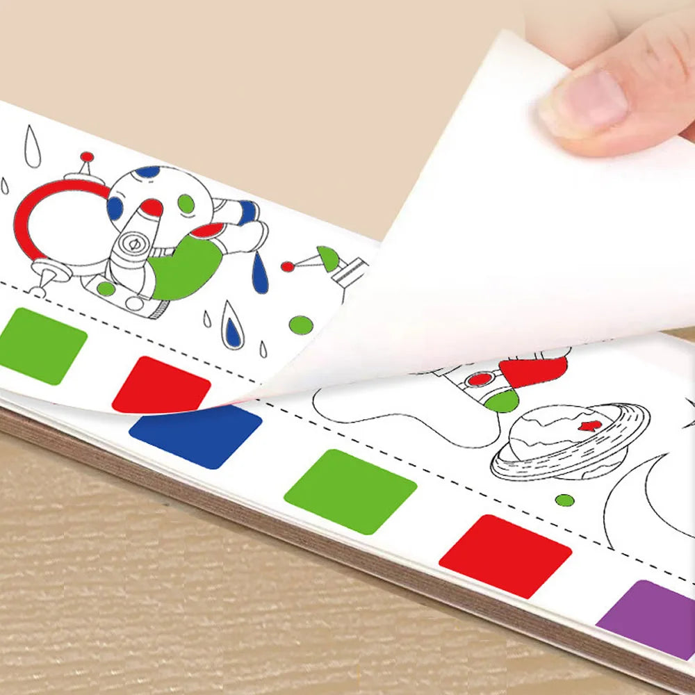 Portable Watercolor Painting Book Set – Creative Fun for Kids - Image 5