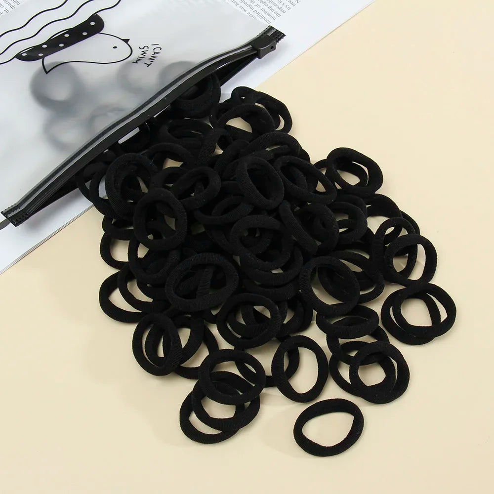Women’s Seamless Thumb Ring Hair Ties – 50pcs Set - Image 19